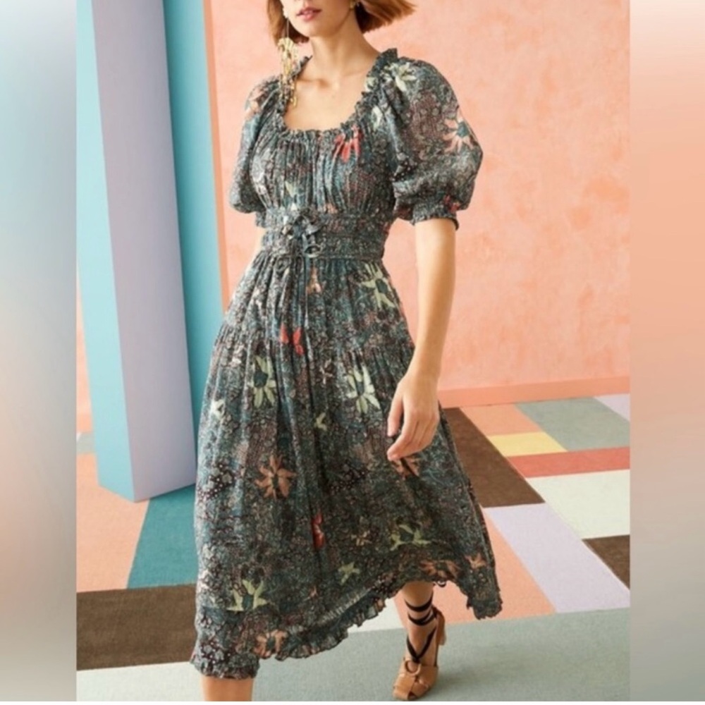 Ulla Johnson Indah malachite dress 8
